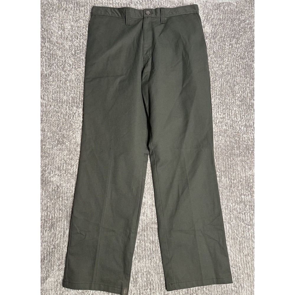 Dickies Carpenter Work Pants Mens 36x33 Olive Green